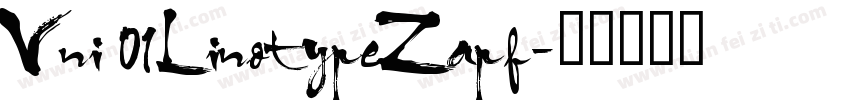 Vni 01 LinotypeZapf字体转换